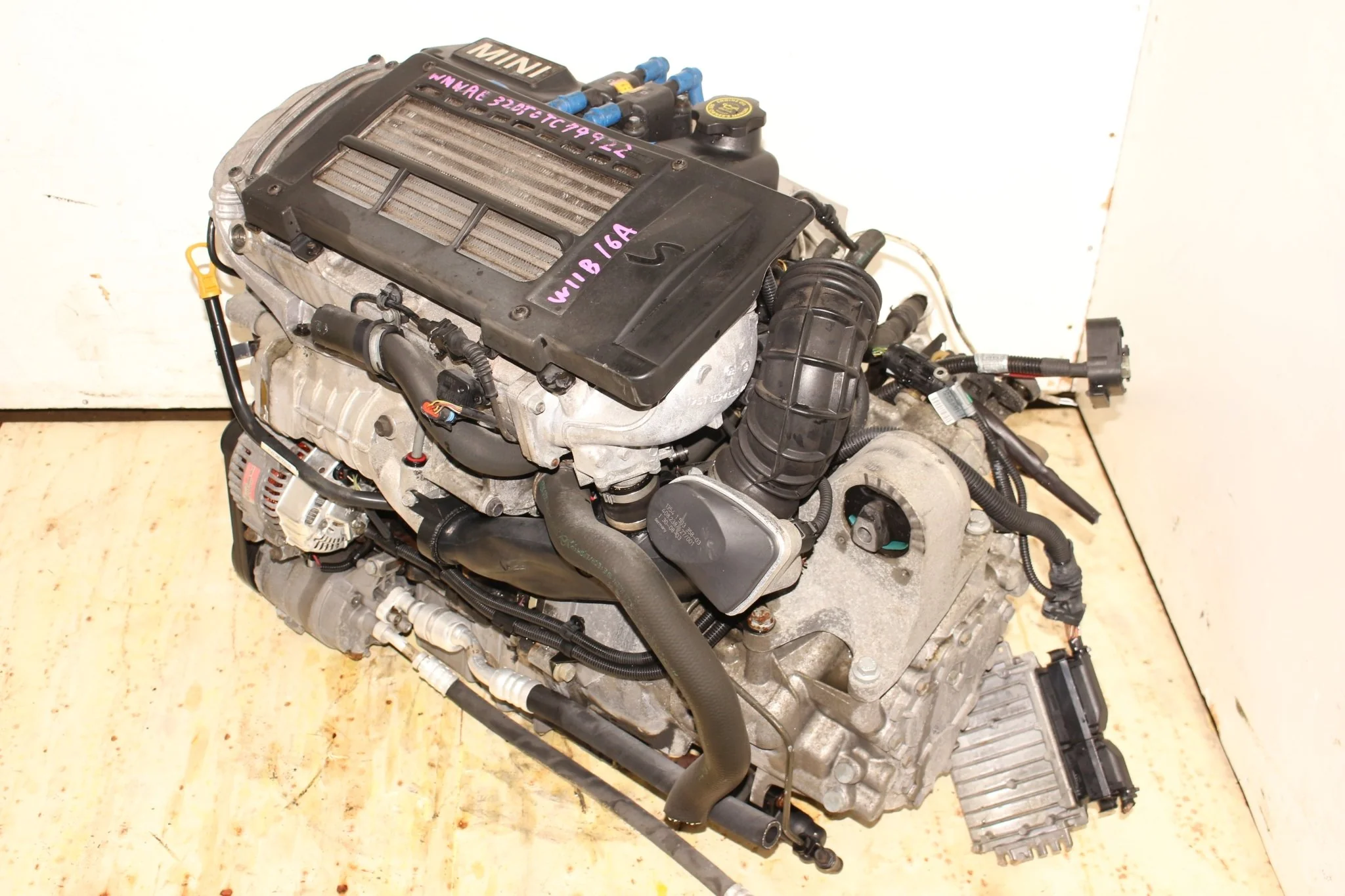 2002 2003 2004 2005 2006 Mini Cooper S Engine 1.6L SOHC Supercharged Motor and Automatic Transmission - Image 14