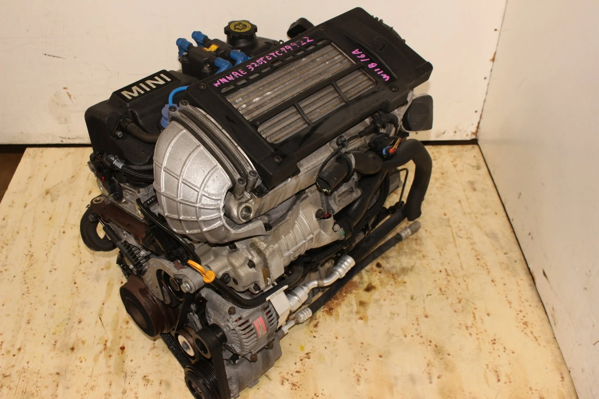 2002 2003 2004 2005 2006 Mini Cooper S Engine 1.6L SOHC Supercharged Motor and Automatic Transmission - Image 4