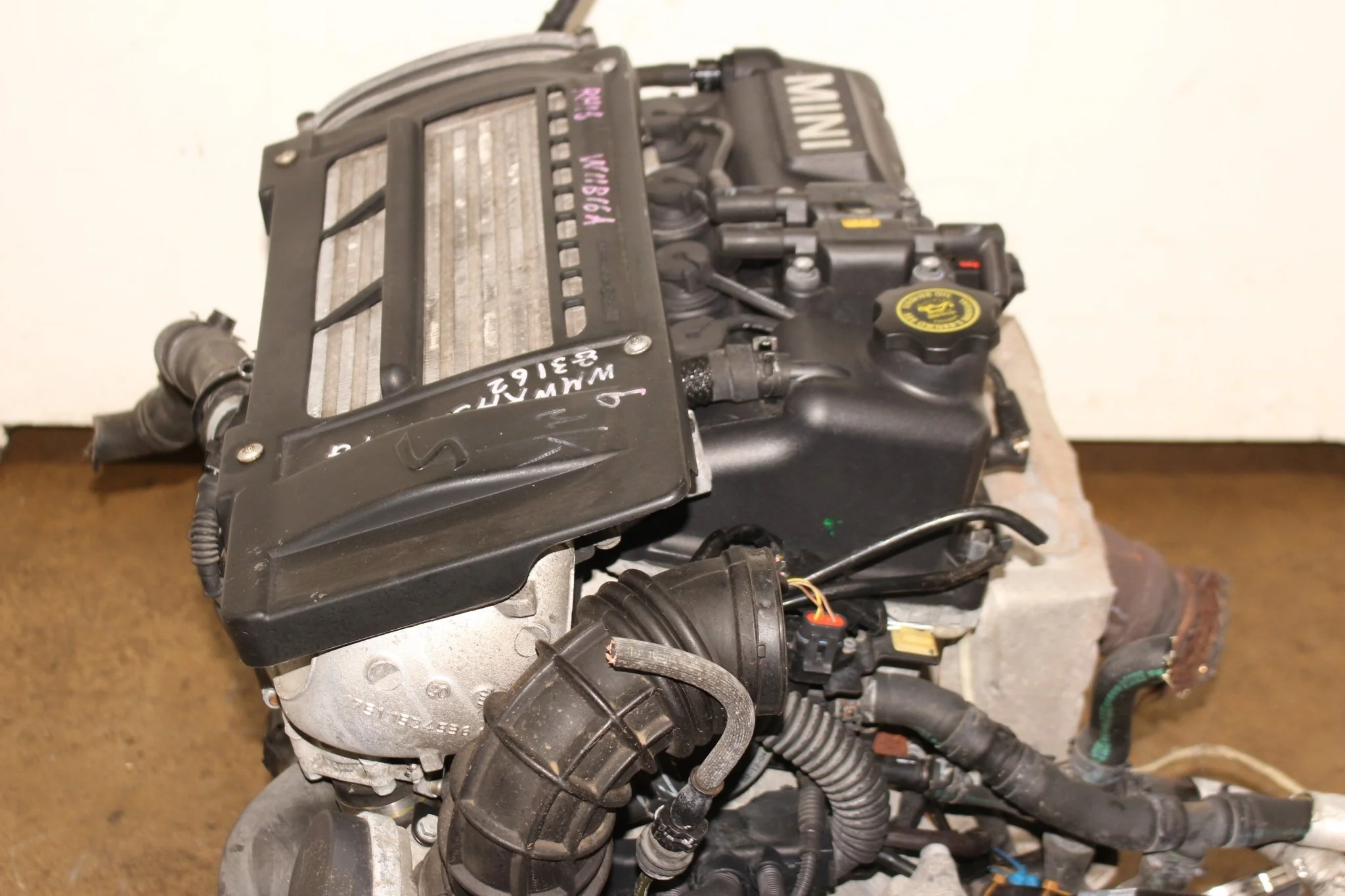 2002 2003 2004 2005 2006 Mini Cooper S Engine 1.6L SOHC Supercharged Motor Manual Transmission - Image 7
