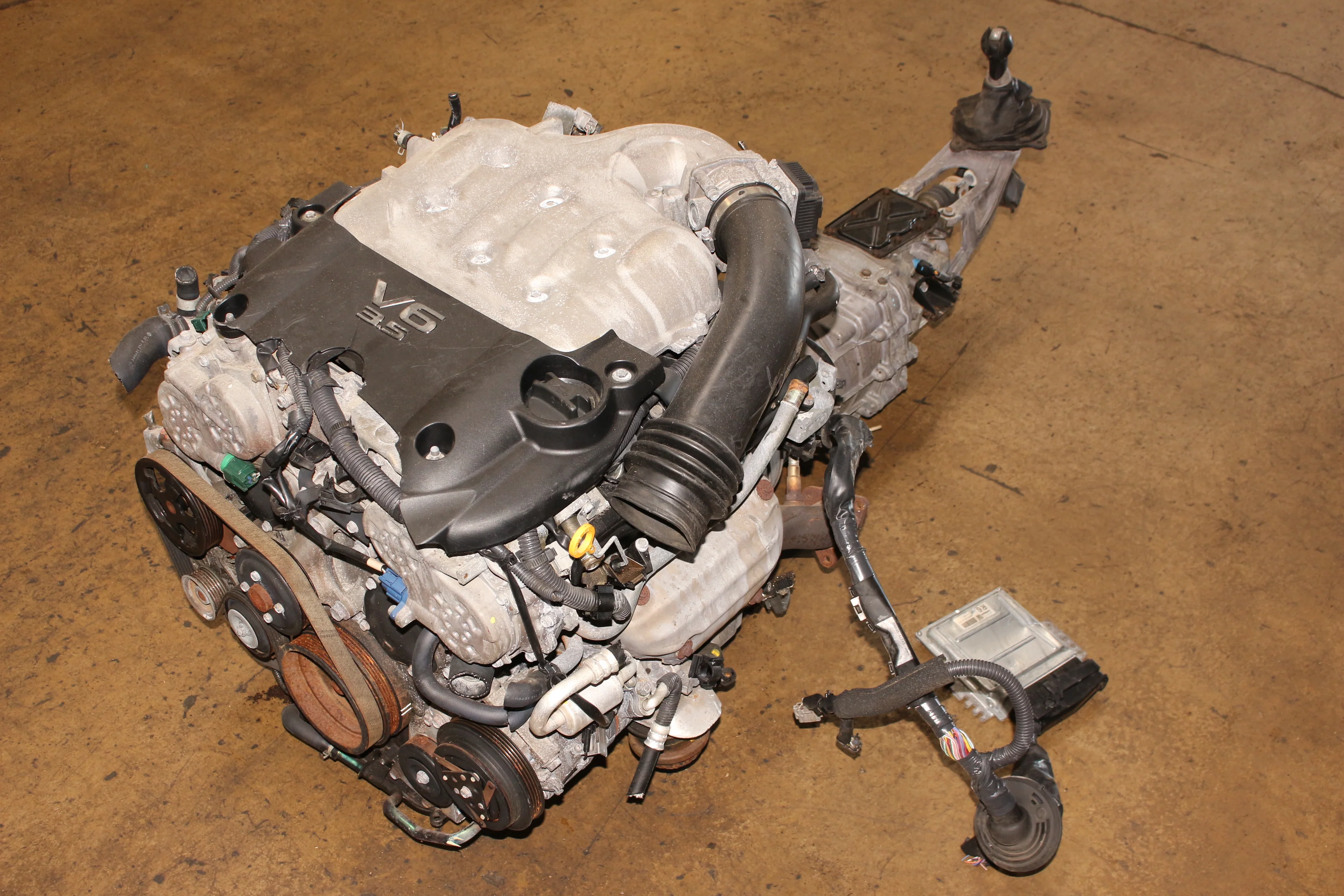 2003 2004 2005 2006 Infiniti G35 350Z Engine VQ35DE REV-UP 6-Speed Transmission Harness ECU JDM
