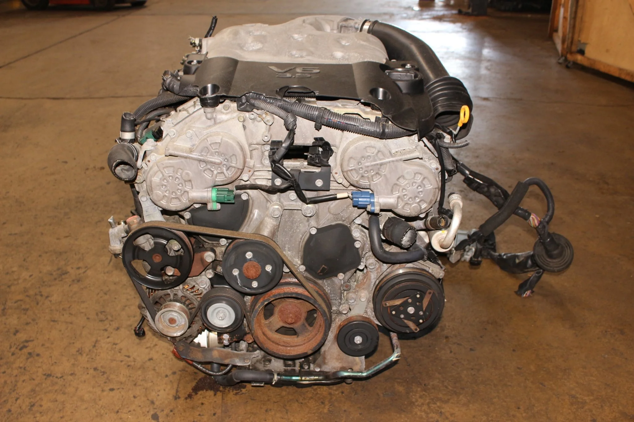 2003 2004 2005 2006 Infiniti G35 350Z Engine VQ35DE REV-UP 6-Speed Transmission Harness ECU JDM - Image 3