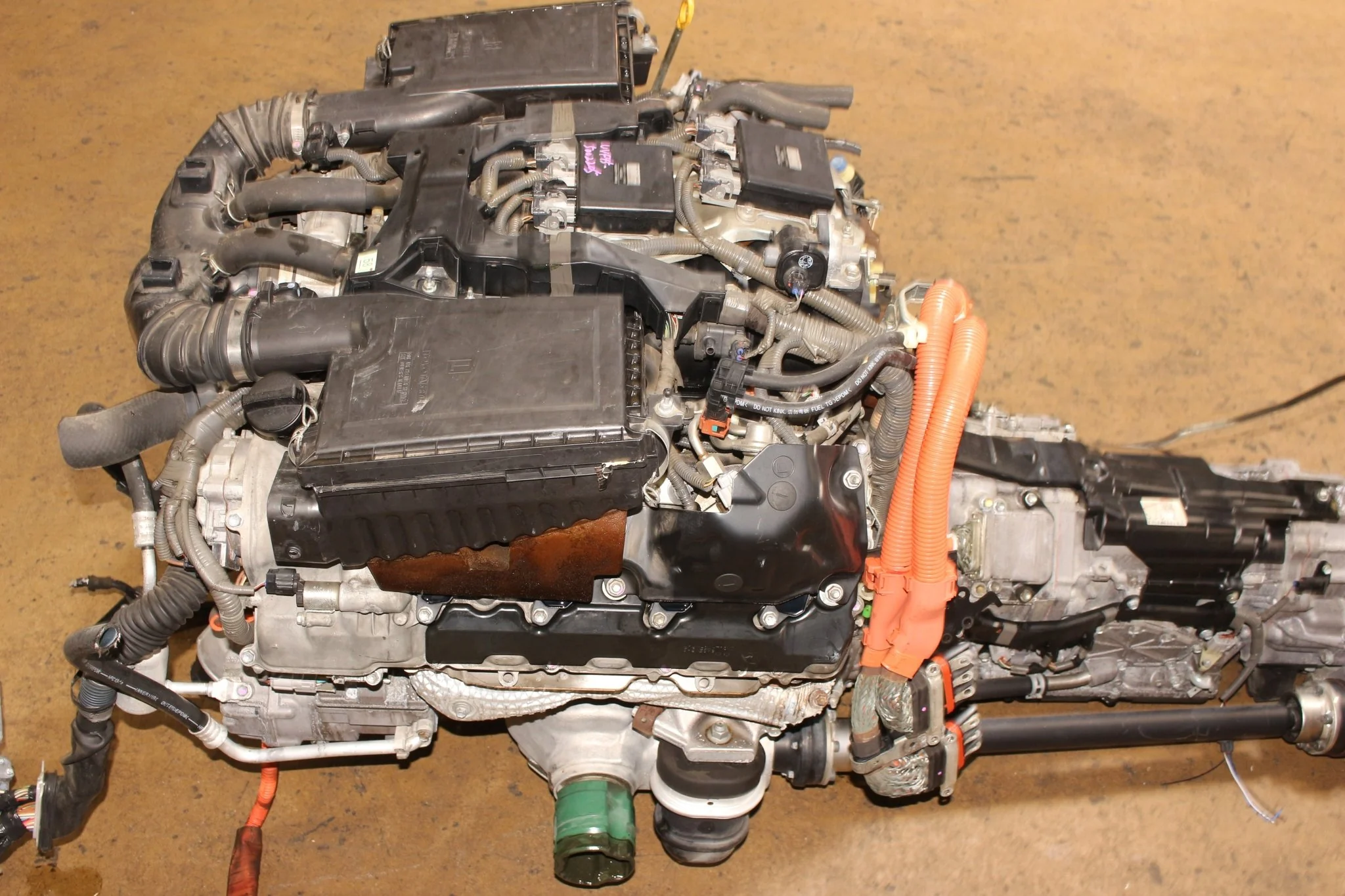 2008 2009 2010 2011 2012 2013 2014 2015 2016 Lexus LS600H 5.0L Hybrid V8 Engine JDM 2UR 2UR-FSE AWD Motor - Image 5