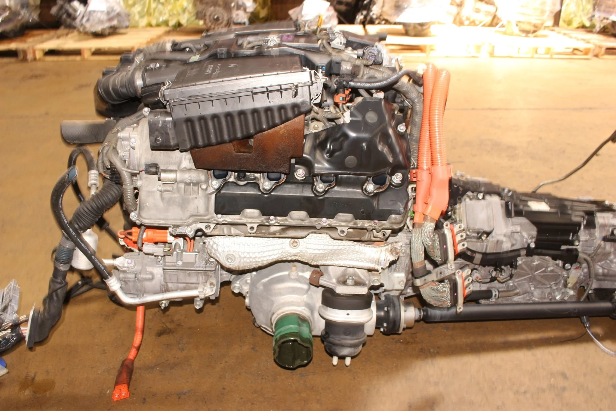2008 2009 2010 2011 2012 2013 2014 2015 2016 Lexus LS600H 5.0L Hybrid V8 Engine JDM 2UR 2UR-FSE AWD Motor - Image 6