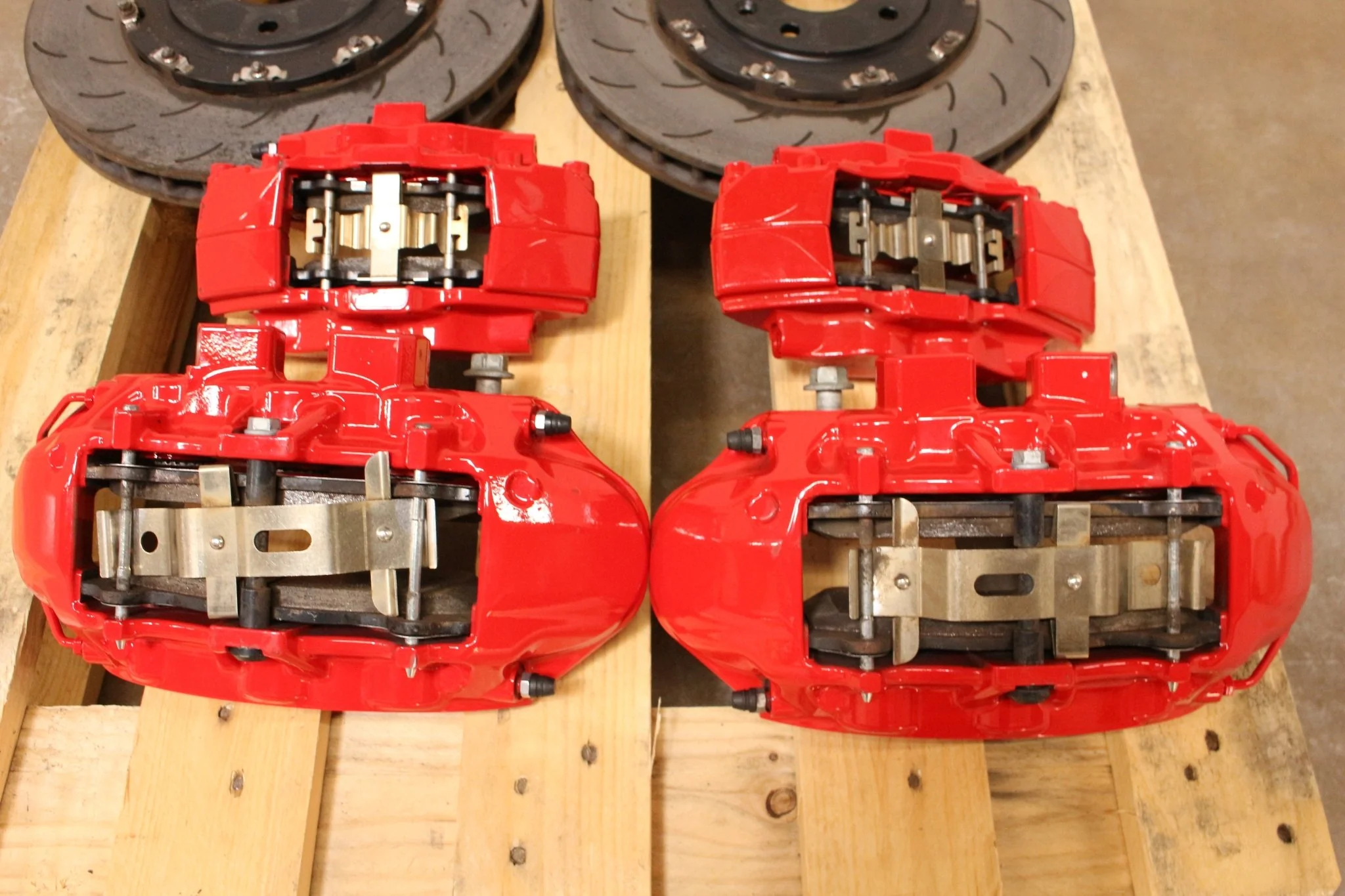 2015-2019 C7 Corvette Z06 Z07 OEM Brembo Brake Calipers Rotors Set - Image 7