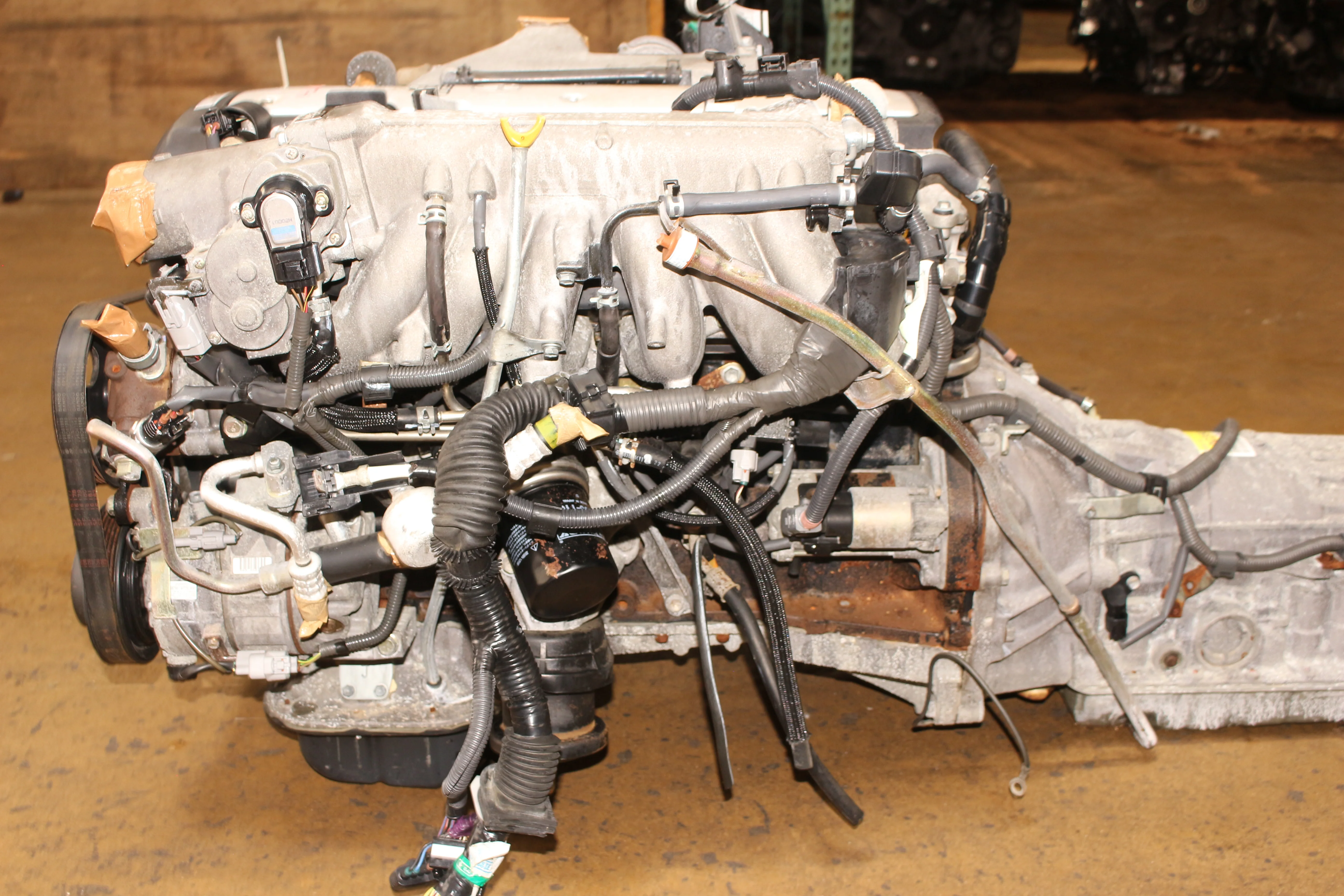 JDM Toyota 1JZ-GTE VVTi 2.5L Turbo Engine Front Sump Motor 1JZGTE ETCS-i Transmission - Image 5