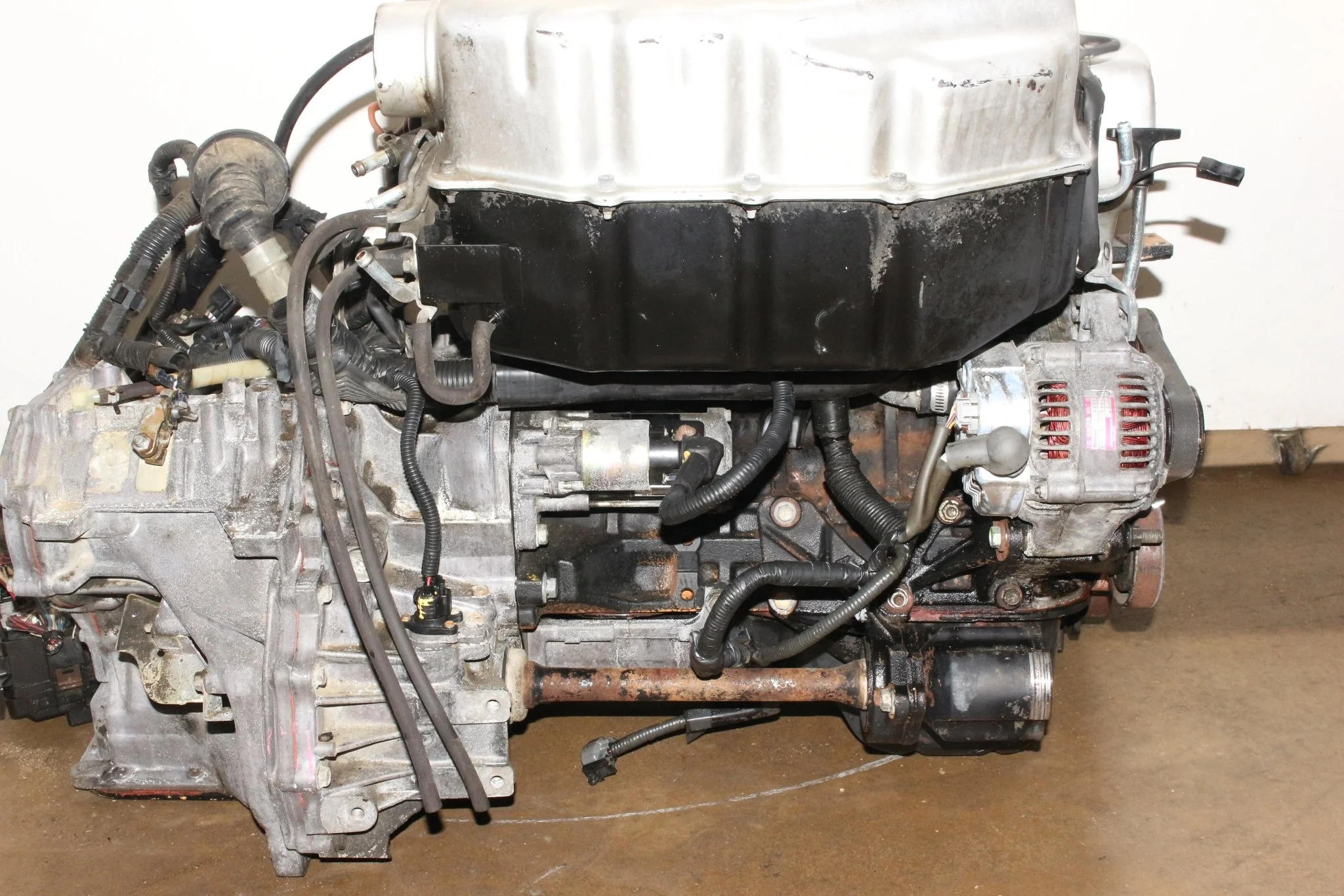 JDM Toyota Corolla Levin Motor AE11 4AGE Silver Top 1.6L Twin Cam 20 Valve Engine Automatic Transmission - Image 7
