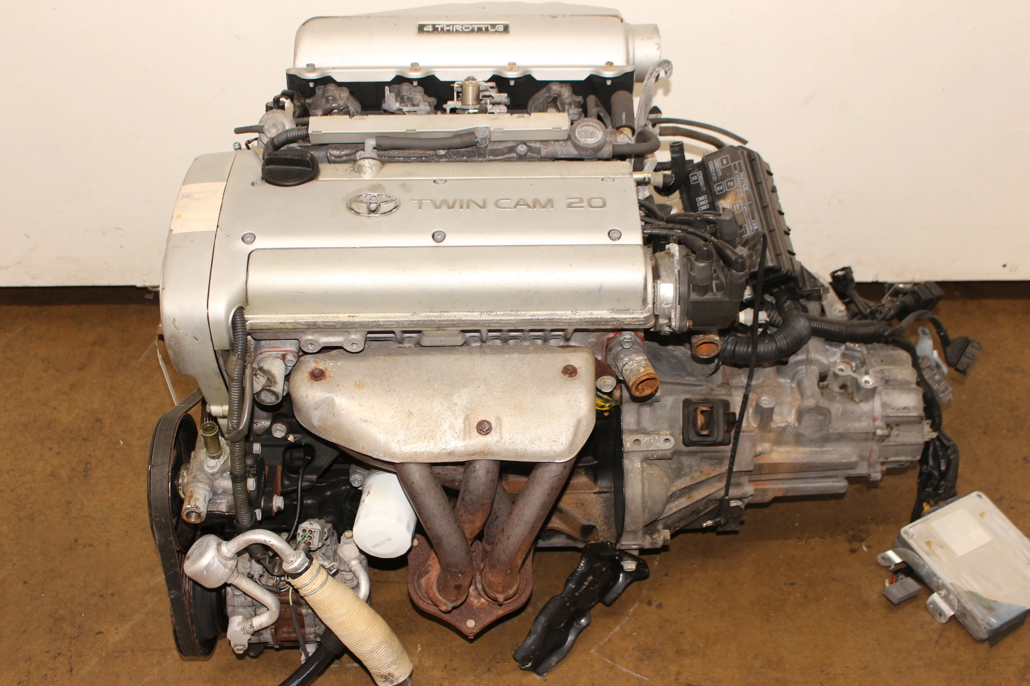 JDM Toyota Levin Corolla 4AGE Silver-Top 20-Valve 4A-GE 1.6L Engine 5-Seepd Trans - Image 3