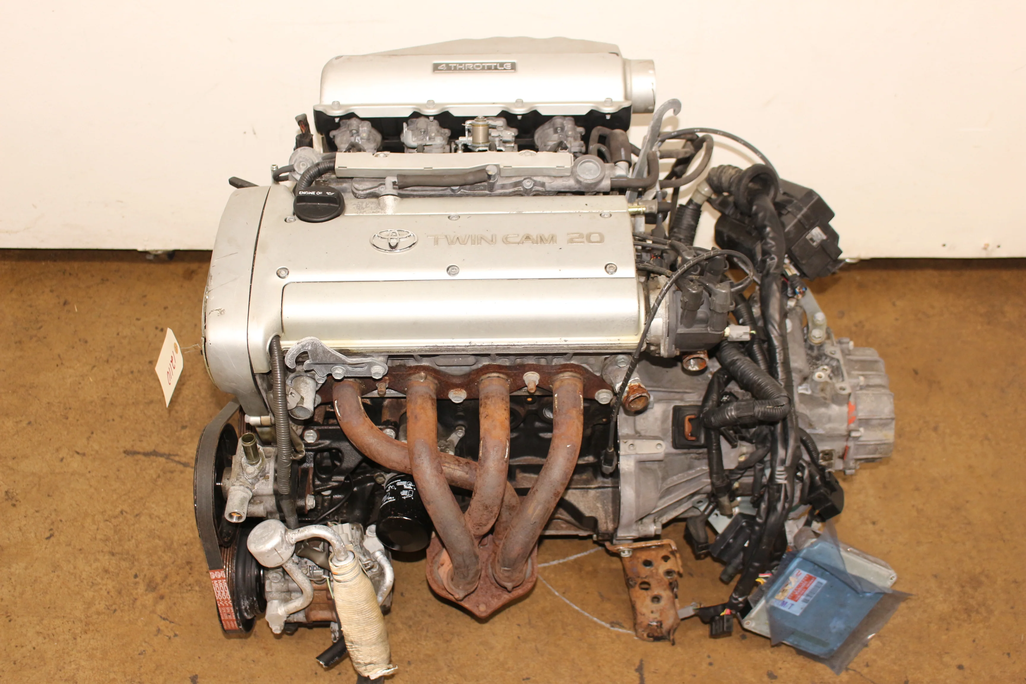 JDM Toyota Levin Corolla 4AGE Silver-Top 20-Valve 4A-GE 1.6L Engine 5-Speed Trans - Image 2