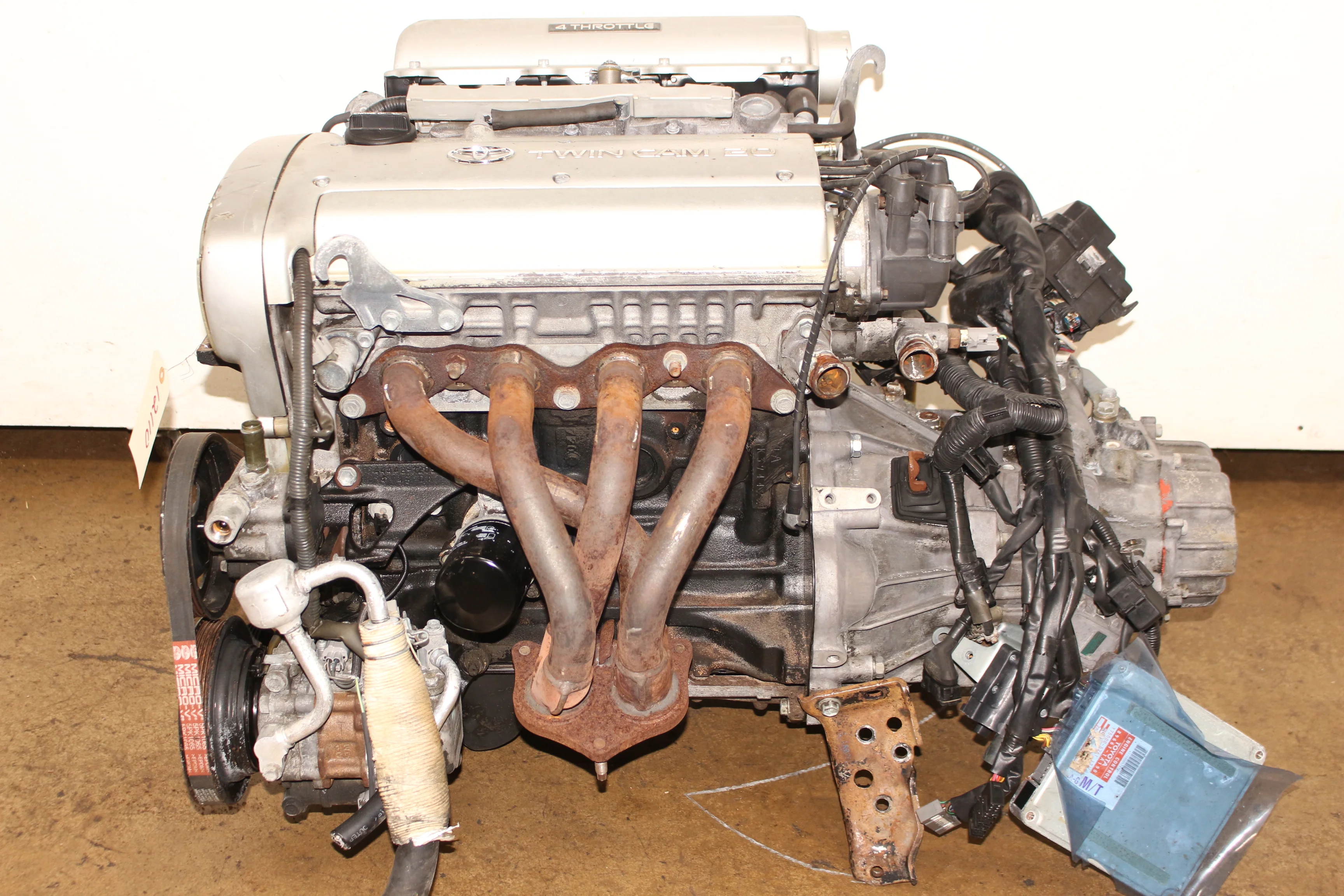 JDM Toyota Levin Corolla 4AGE Silver-Top 20-Valve 4A-GE 1.6L Engine 5-Speed Trans - Image 3