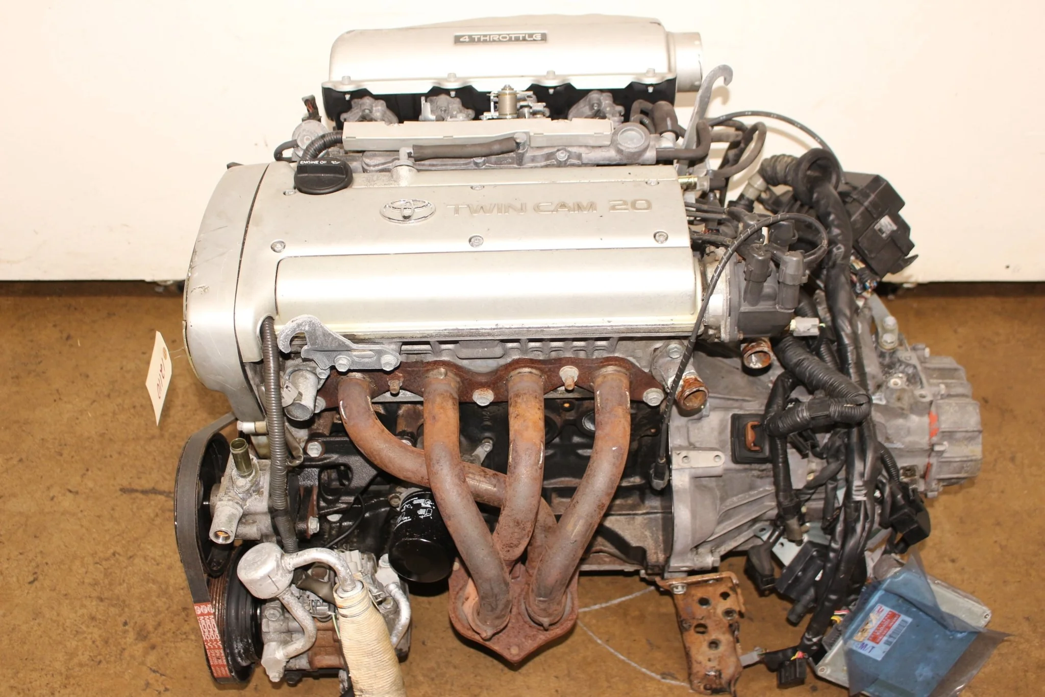 JDM Toyota Levin Corolla 4AGE Silver-Top 20-Valve 4A-GE 1.6L Engine 5-Speed Trans - Image 4