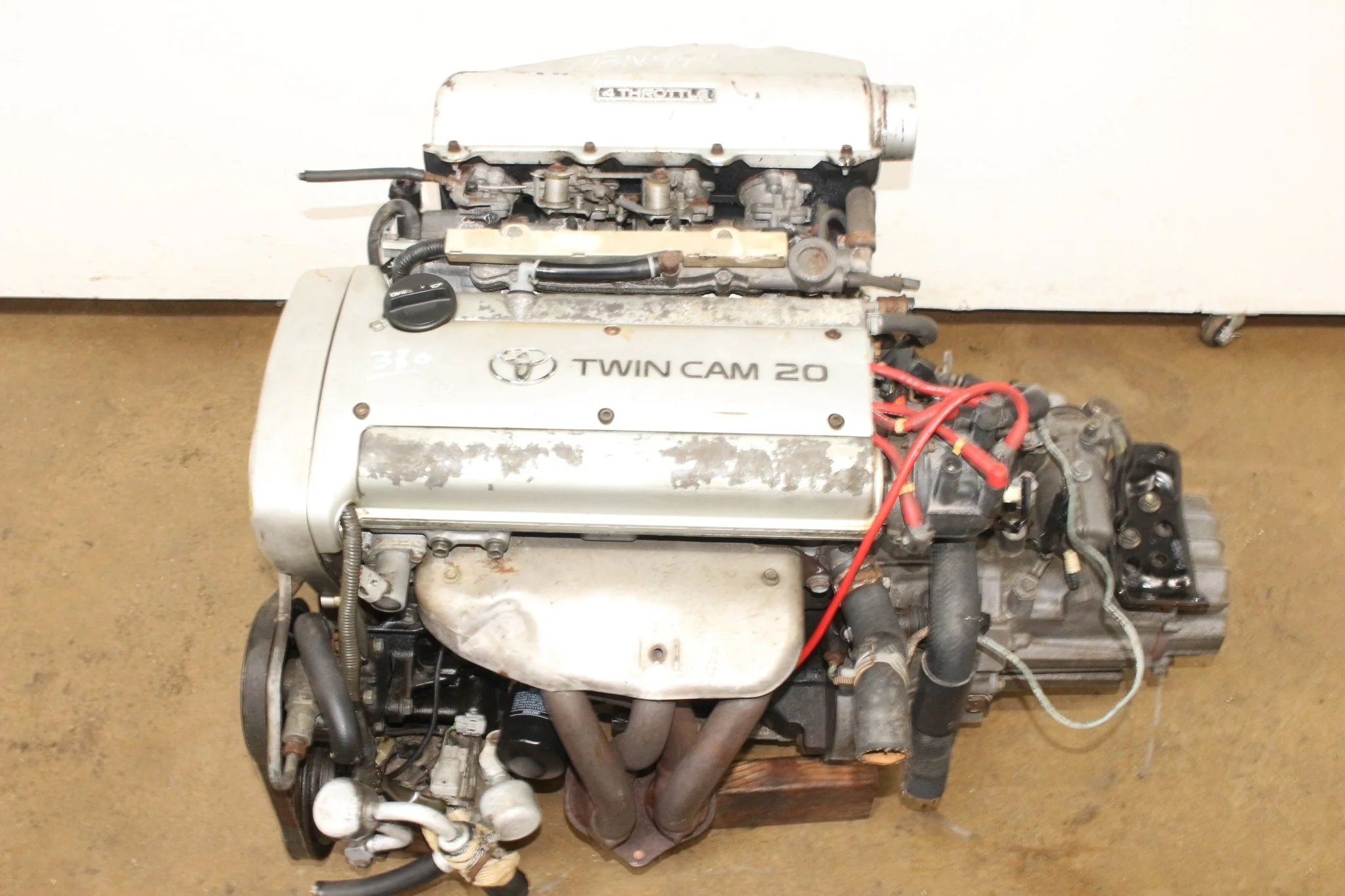 JDM Toyota Levin Corolla 4AGE Silver-Top 20-Valve 4A-GE 1.6L Engine 5-Speed Transmission