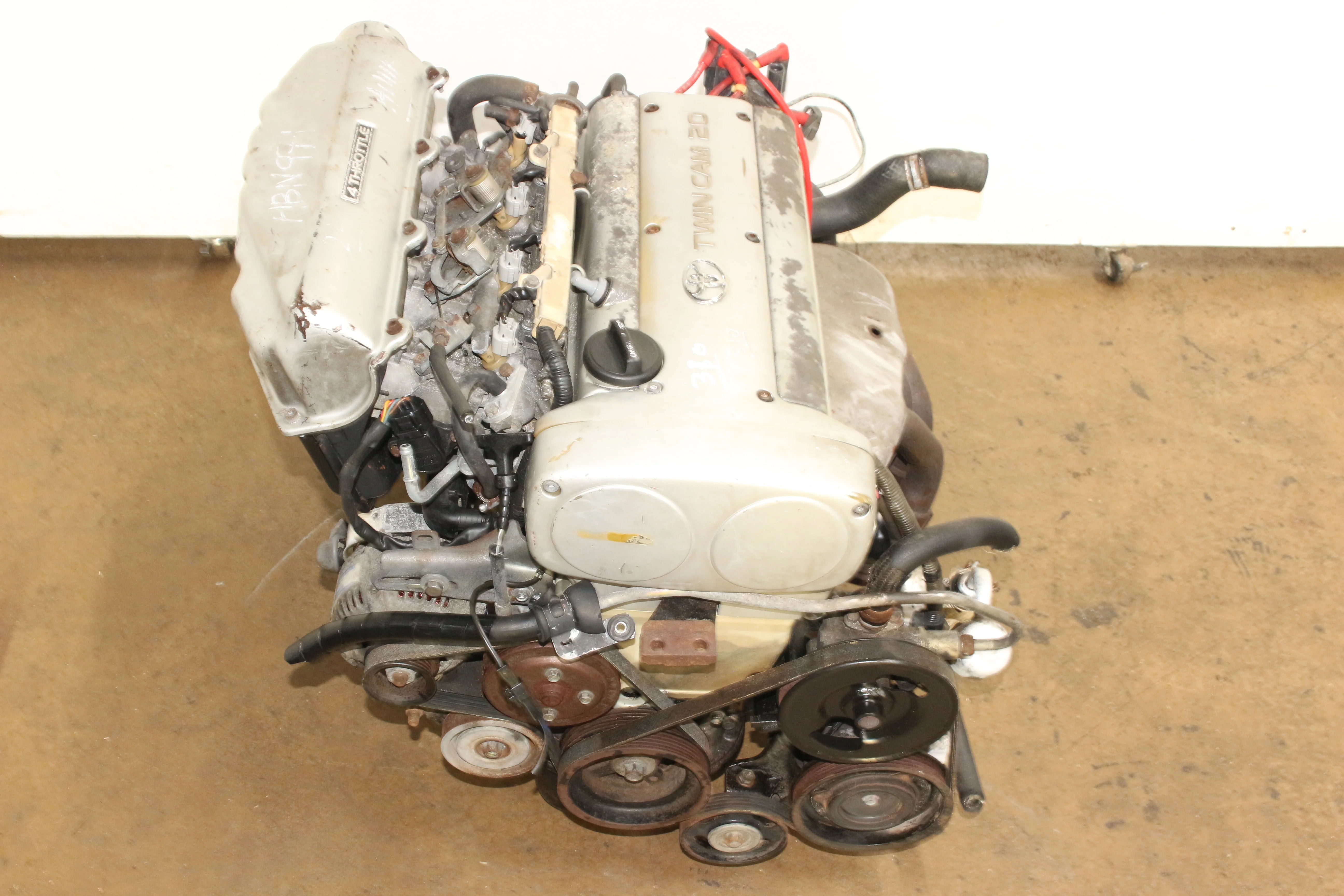 JDM Toyota Levin Corolla 4AGE Silver-Top 20-Valve 4A-GE 1.6L Engine 5-Speed Transmission - Image 11