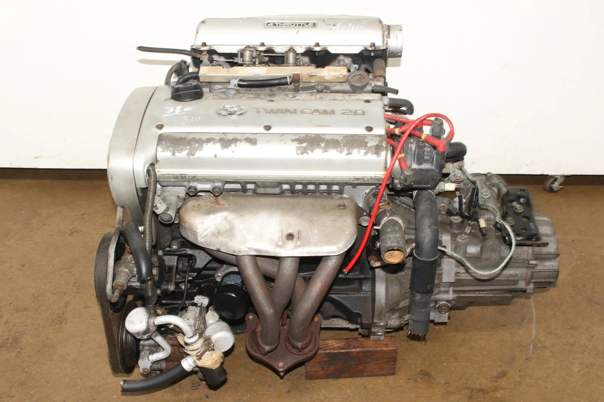 JDM Toyota Levin Corolla 4AGE Silver-Top 20-Valve 4A-GE 1.6L Engine 5-Speed Transmission - Image 2