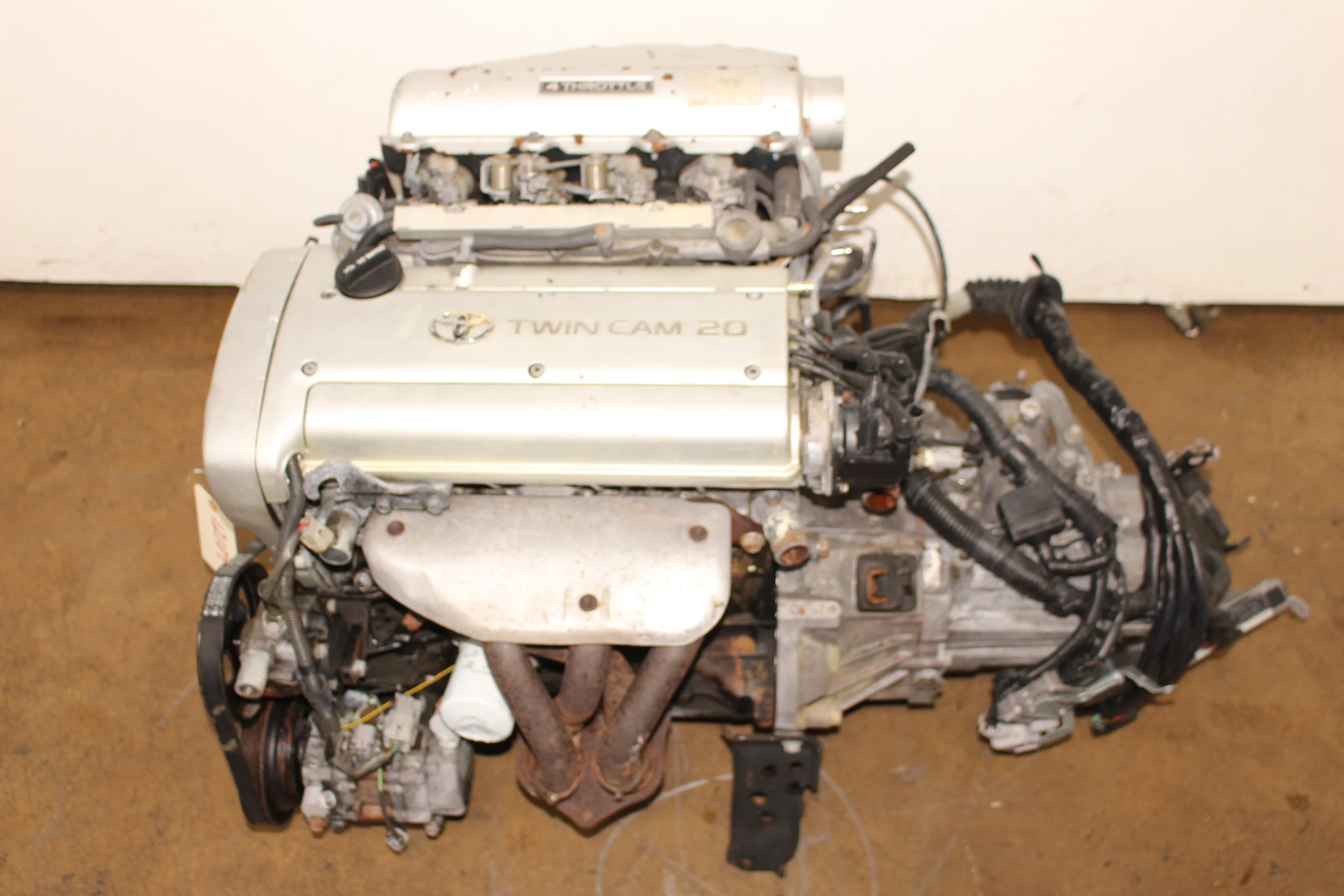 JDM Toyota Levin Corolla 4AGE Silver-Top 20-Valve 4A-GE 1.6L Engine 5-Speed Trans - Image 2